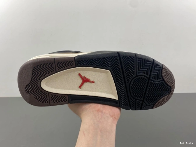 1st Kicks Jordan AJ4-882335 Travis Retro 4 Air Brown TS x Scott 0824